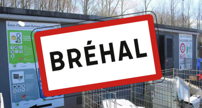 En Juillet, OSE Services mets à disposition un salarié à la déchèterie de Bréhal :